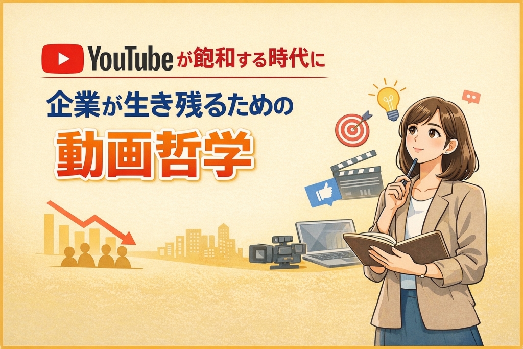 YouTubeが”飽和する時代”に企業が生き残るための動画哲学